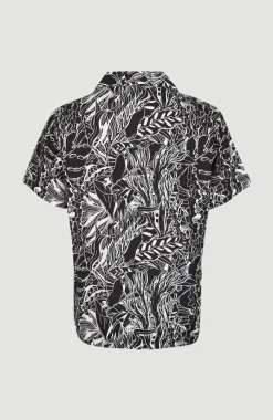 Blouse Ocean Mission | White . Black Comic Seaweed