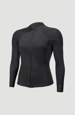 Blueprint 2/1.5mm Front Zip Jacket | BLACK/BLACK