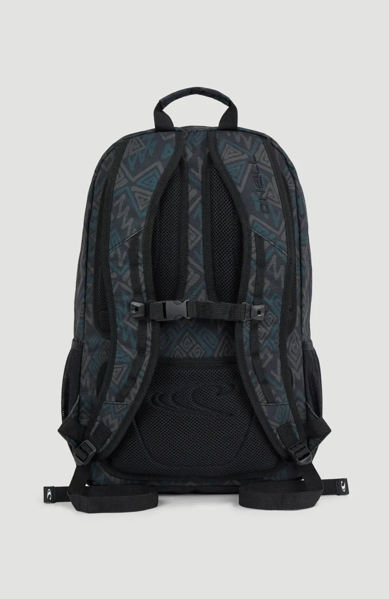 Boarder Rugtas | Black Retro Ikat