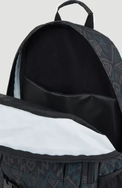 Boarder Rugtas | Black Retro Ikat