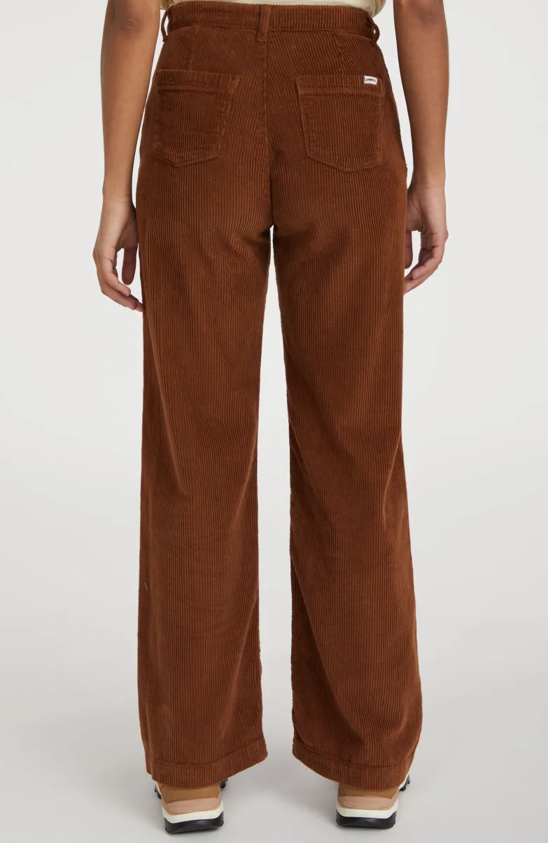Broek Dive Cord | Melted Chocolate