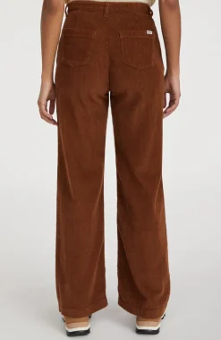 Broek Dive Cord | Melted Chocolate
