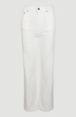 Broek Dive Twill Met Hoge Taille | Snow White