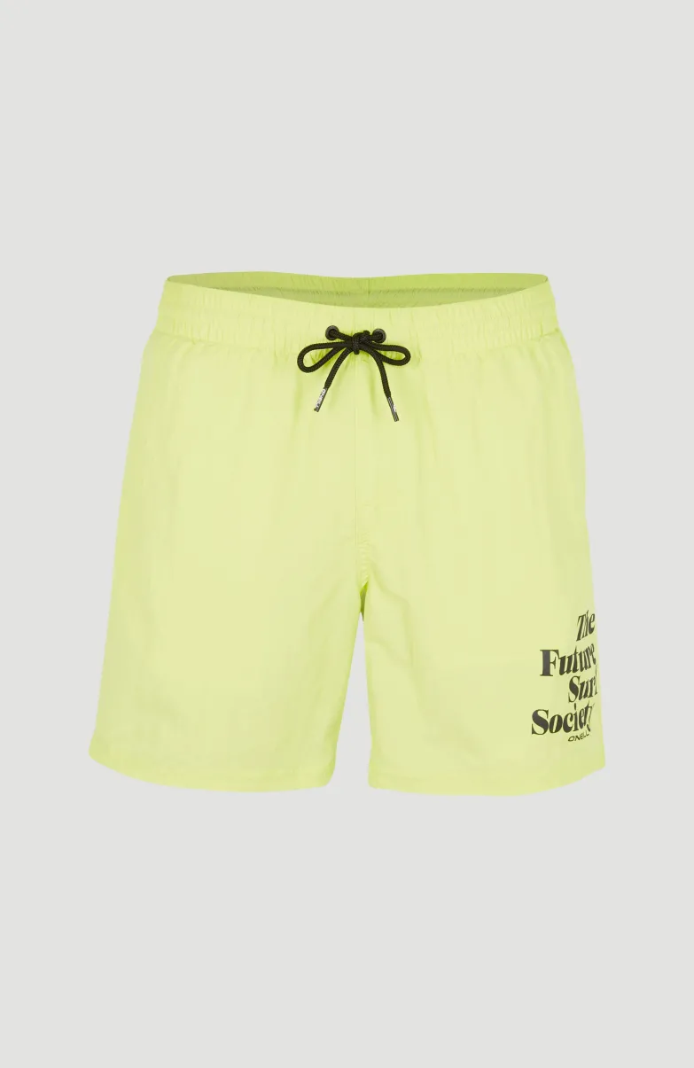 Cali FSS 16'' Zwemshort | Sunny Lime