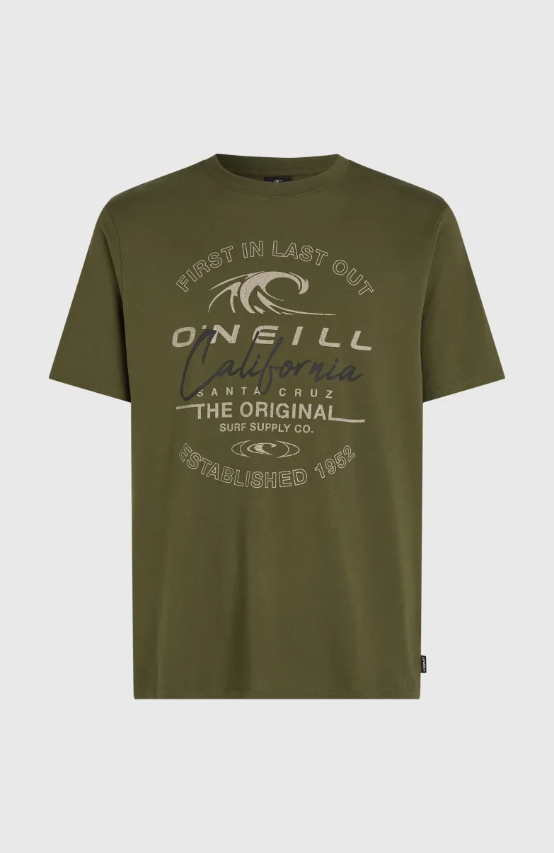 Cali Wave T-shirt | Forest Night