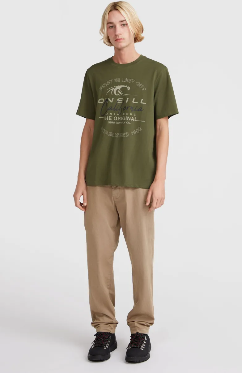 Cali Wave T-shirt | Forest Night