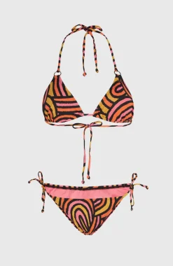 Capri - Bondey Bikiniset | Orange Rainbow Stripe