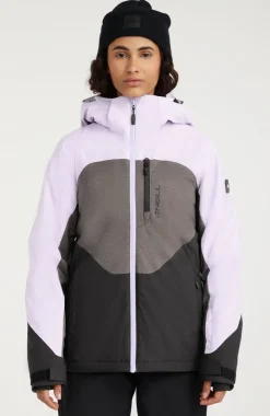 Carbonite Wintersportjas | Purple Rose Colour Block