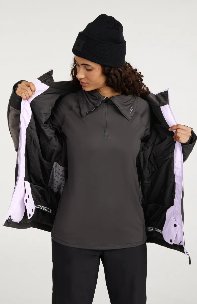 Carbonite Wintersportjas | Purple Rose Colour Block