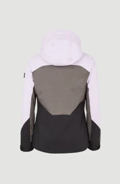 Carbonite Wintersportjas | Purple Rose Colour Block