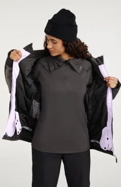 Carbonite Wintersportjas | Purple Rose Colour Block