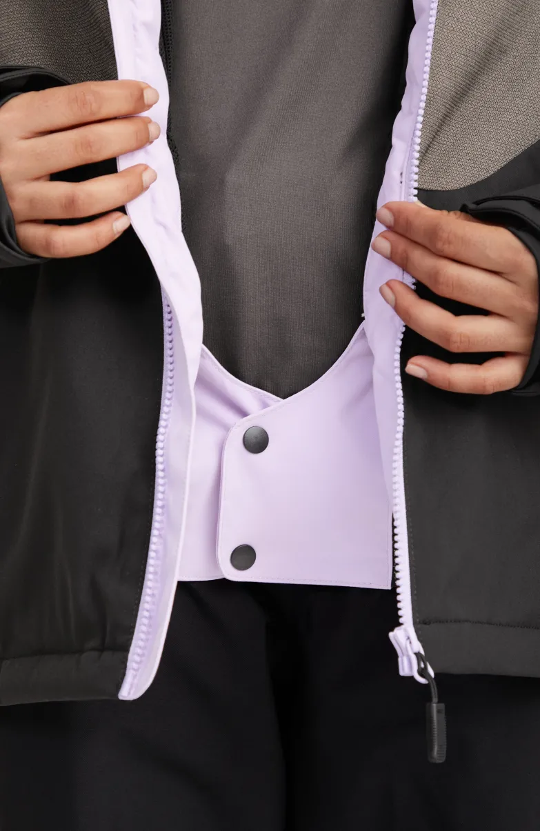 Carbonite Wintersportjas | Purple Rose Colour Block