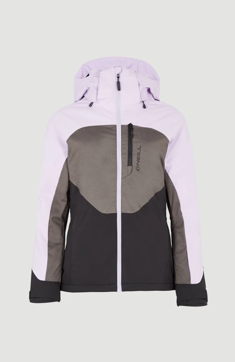 Carbonite Wintersportjas | Purple Rose Colour Block