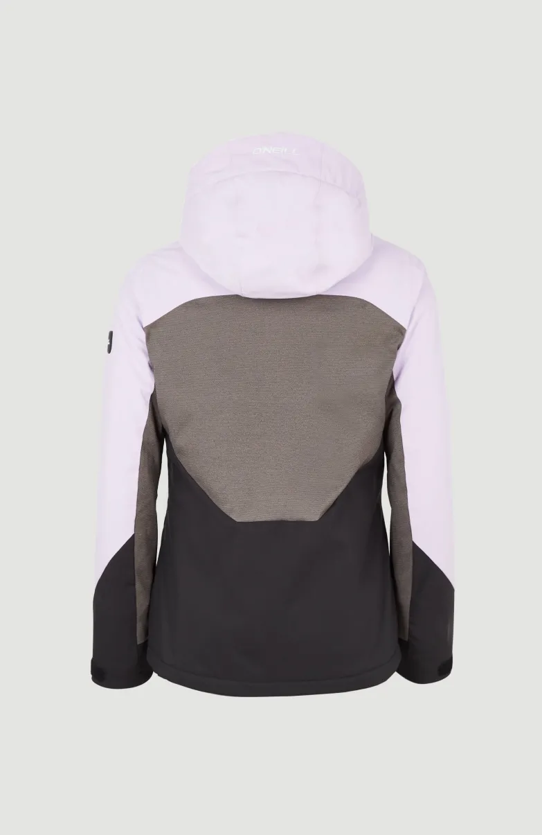 Carbonite Wintersportjas | Purple Rose Colour Block