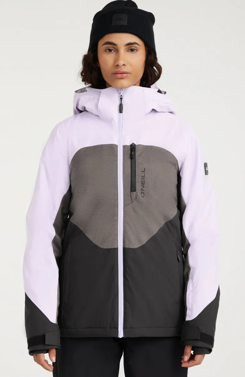 Carbonite Wintersportjas | Purple Rose Colour Block