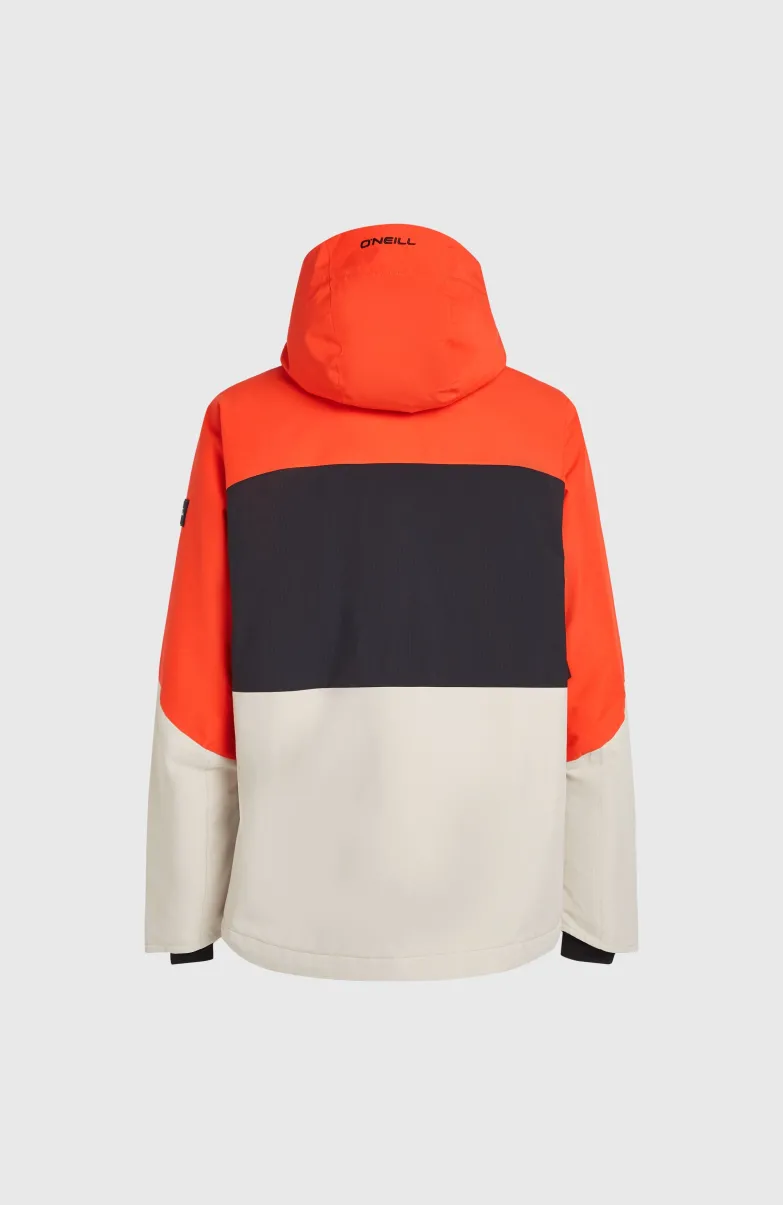 Carbonite Wintersportjas | Paprika Flame Colour Block