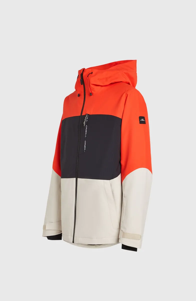 Carbonite Wintersportjas | Paprika Flame Colour Block