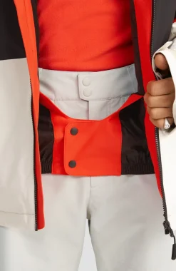 Carbonite Wintersportjas | Paprika Flame Colour Block