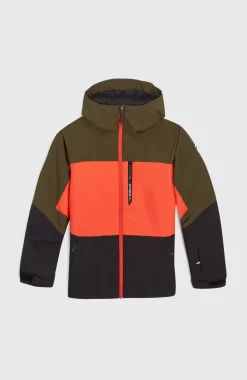 Carbonite Wintersportjas | Forest Night Colour Block