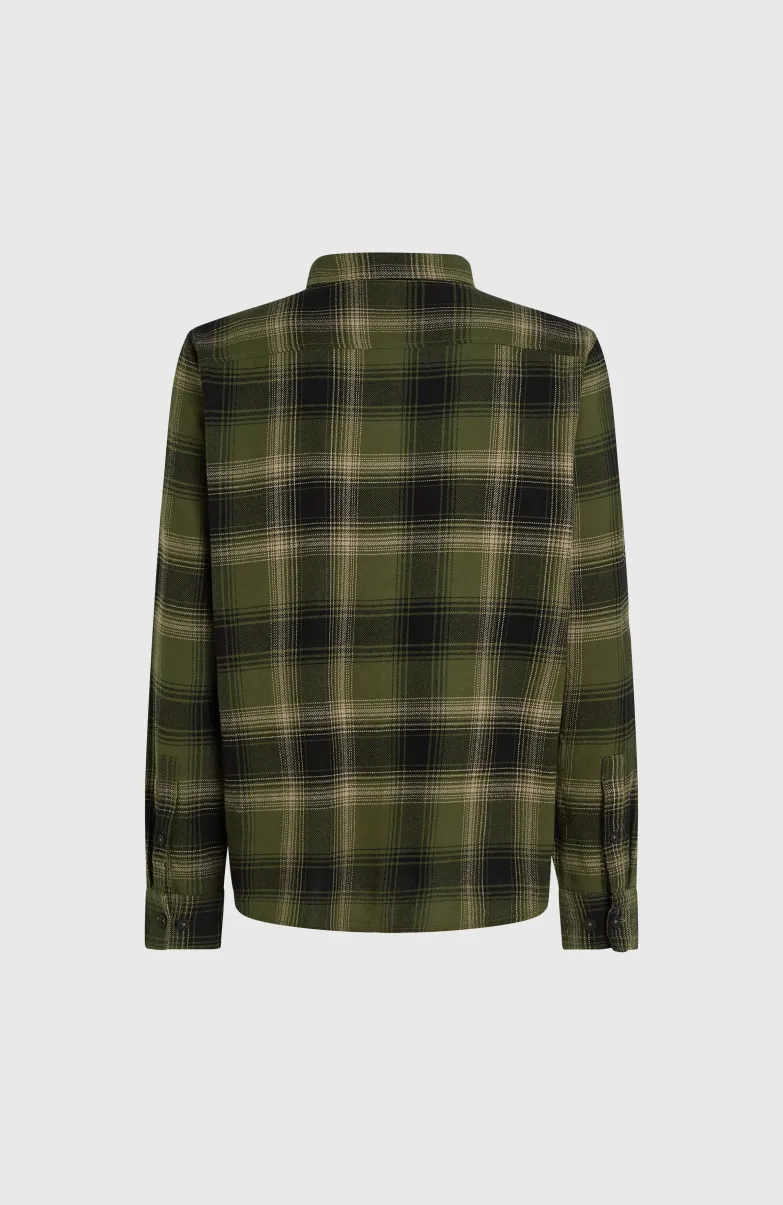 Check Flanellen Overhemd | Green Check Small
