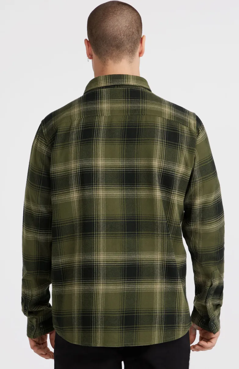 Check Flanellen Overhemd | Green Check Small