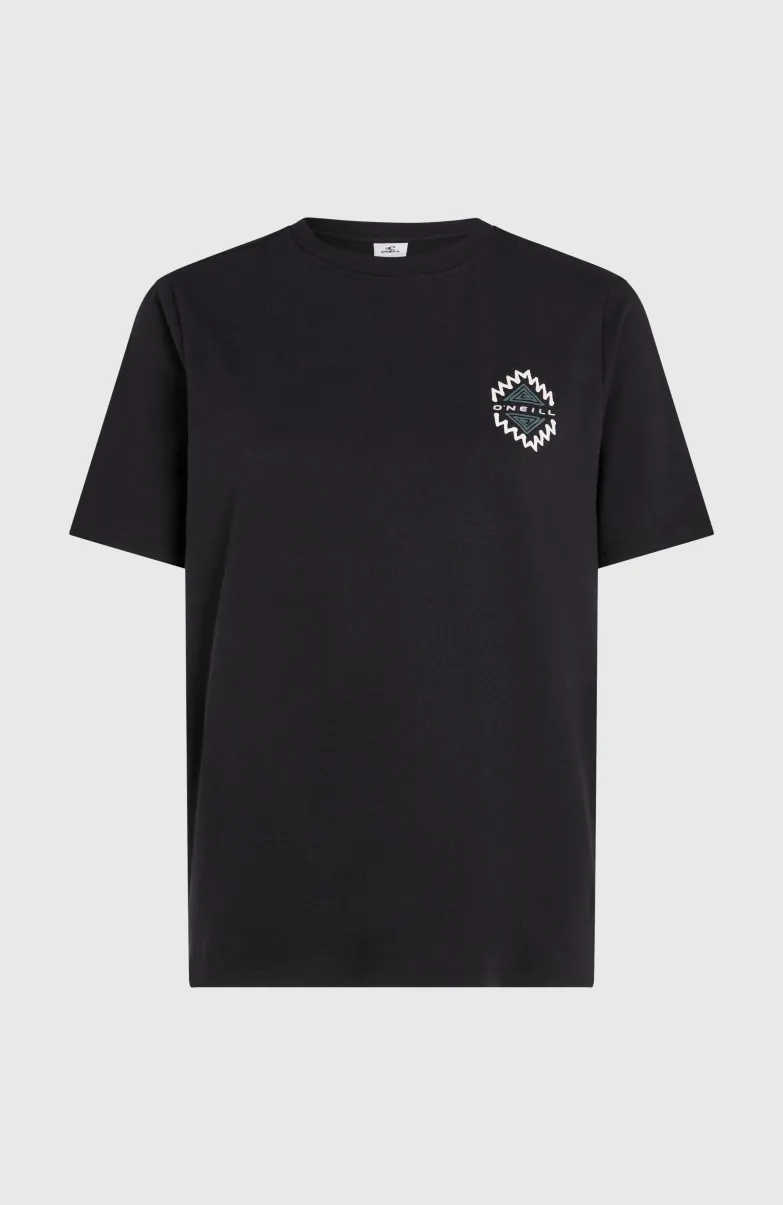 Chest Graphic T-shirt | Black Out