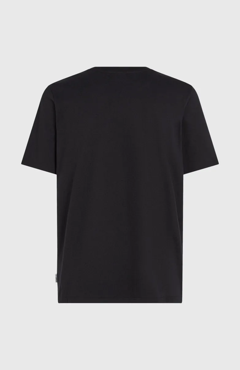 Chest Graphic T-shirt | Black Out