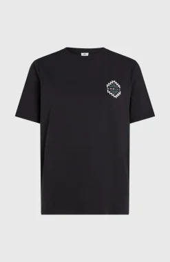 Chest Graphic T-shirt | Black Out
