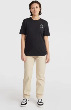 Chest Graphic T-shirt | Black Out