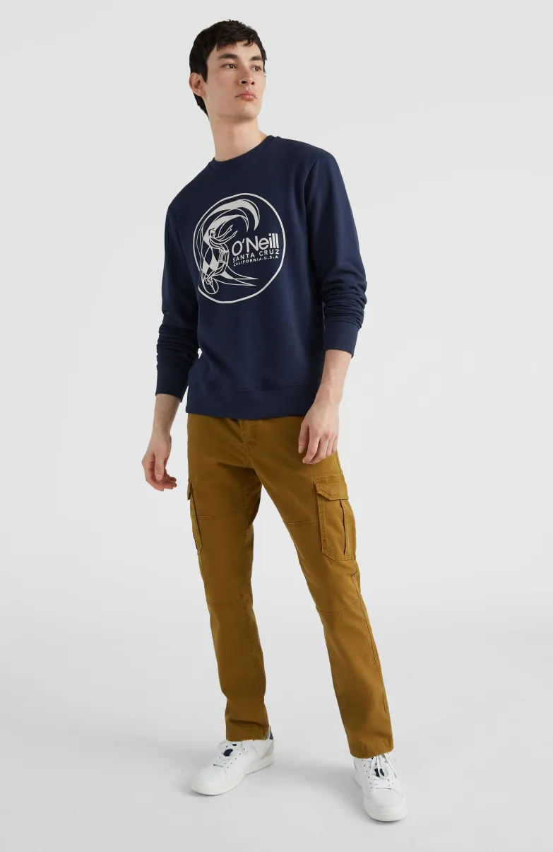 Circle Surfer Crew Sweatshirt | Ink Blue