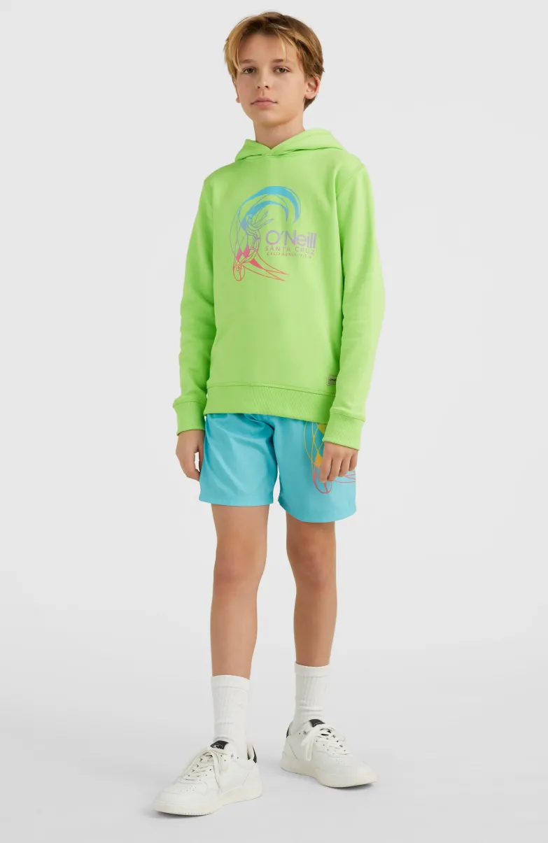 Circle Surfer Hoodie | Fluor Green