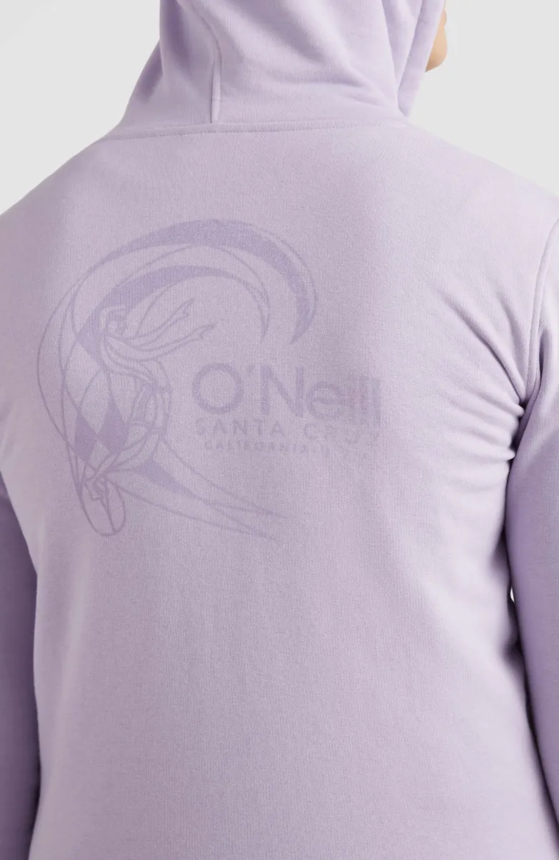 Circle Surfer Hoodie Jacket | Purple Rose