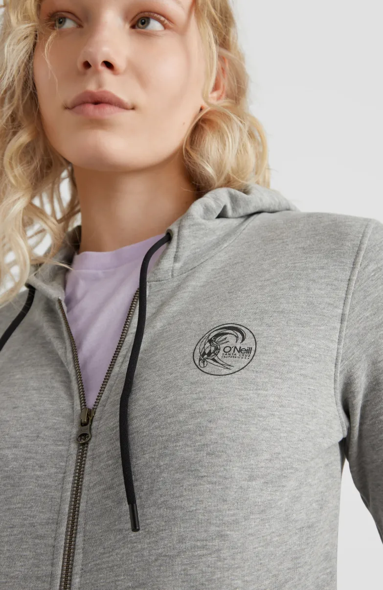 Circle Surfer Hoodie Jacket | Silver Melee