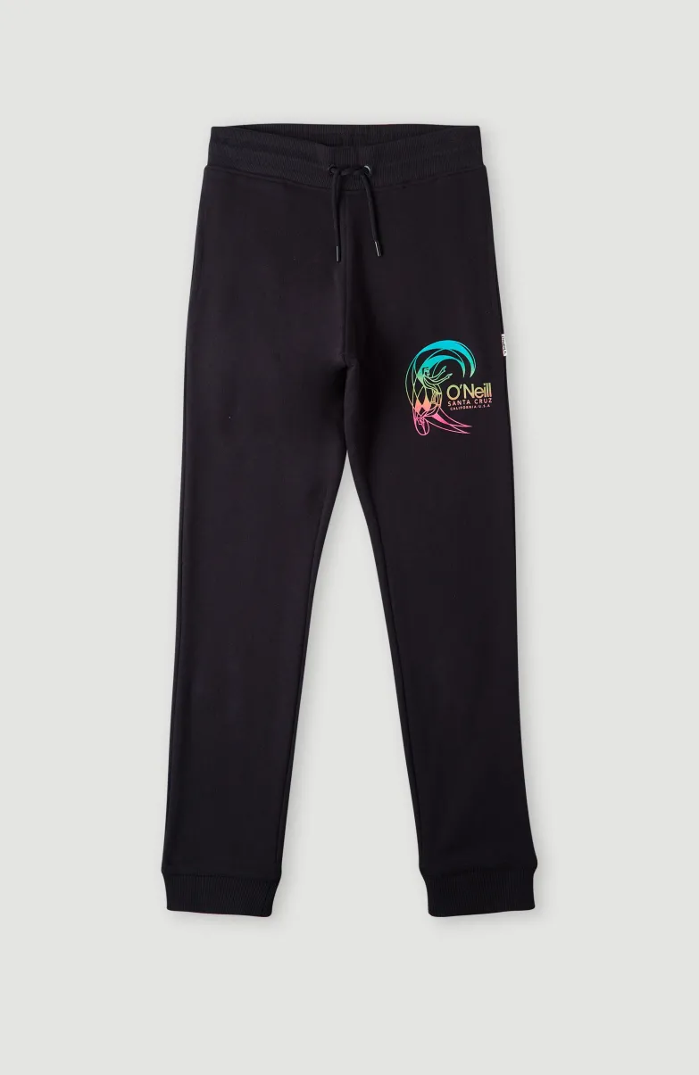 Circle Surfer Mid-Waist Joggingbroek | Black Out