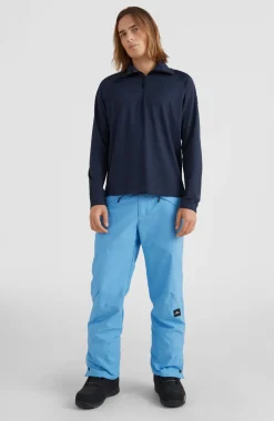 Clime Fleecetrui Met Halve Rits | Ink Blue -A