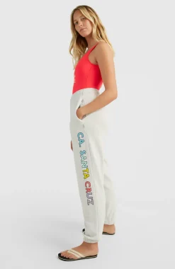 Connective High-Waist Joggingbroek | White Melange