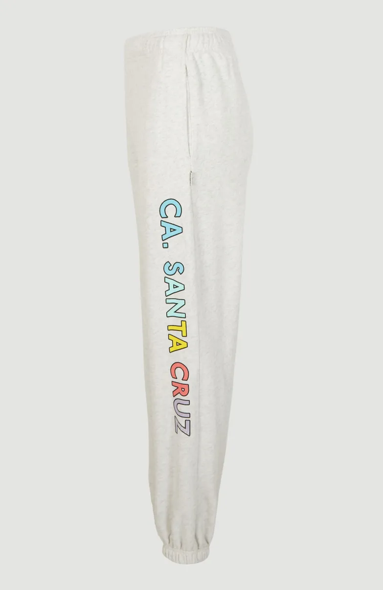Connective High-Waist Joggingbroek | White Melange