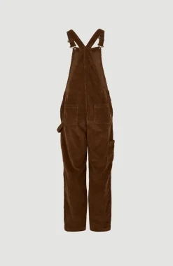 CORD DUNGAREE | Melted Chocolate