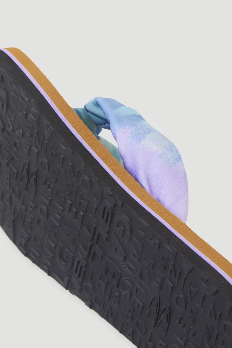 Ditsy Sun Bloom™ Sandalen | Blue Tie Dye