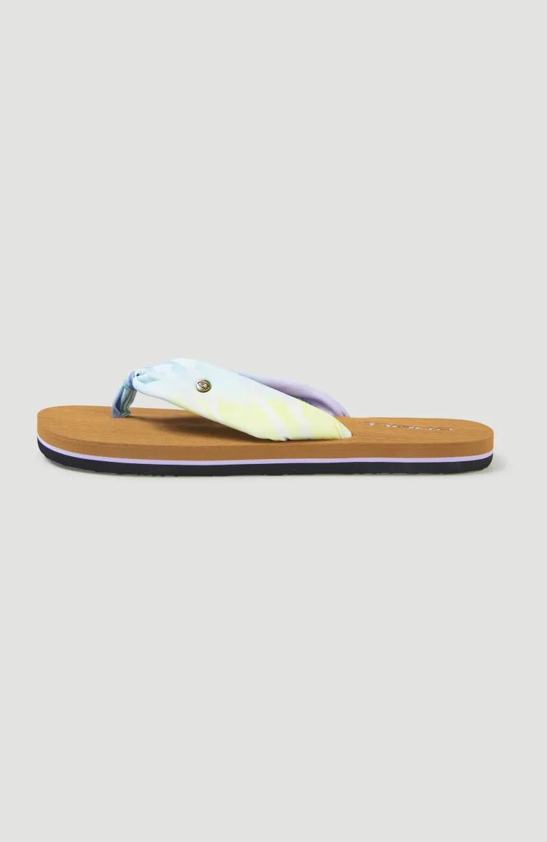Ditsy Sun Bloom™ Sandalen | Blue Tie Dye