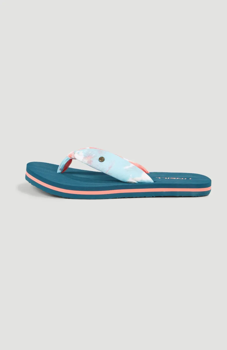 Ditsy Sun BLOOM™ Slippers | Pink Ice Cube Tie Dye