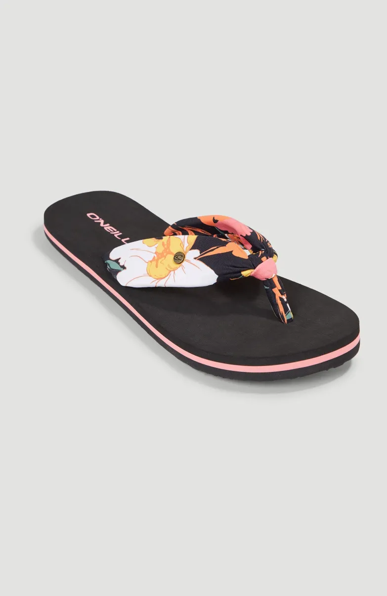 Ditsy Sun BLOOM™ Slippers | Black Bluemchen