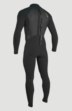 Epic 3/2 Back Zip Full | BLACK/GUNMETAL/DAYGLO