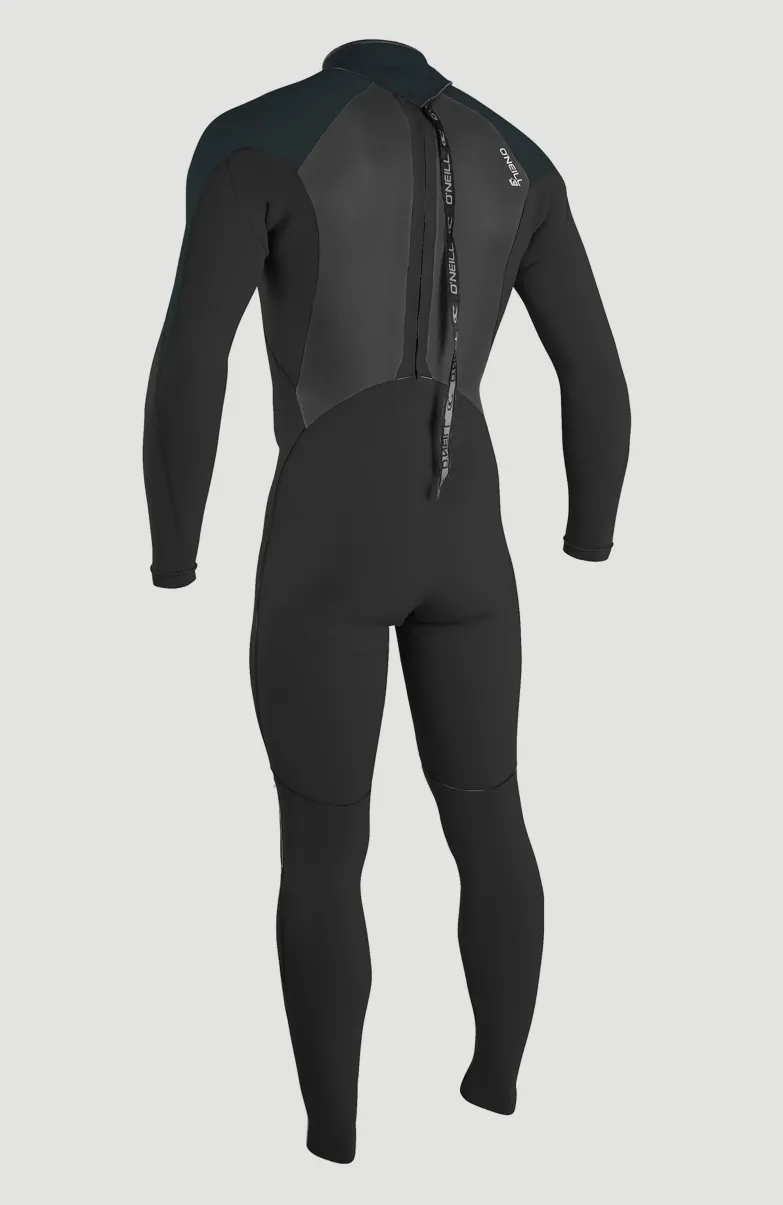 Epic 3/2 Back Zip Full | BLACK/GUNMETAL/DAYGLO
