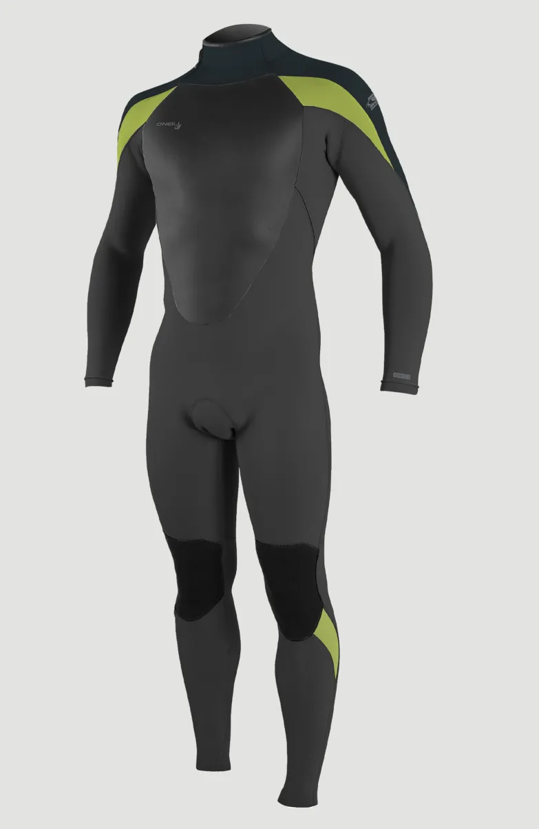 EPIC 5/4 BACK ZIP FULL WETSUIT | BLACK/GUNMETAL/DAYGLO
