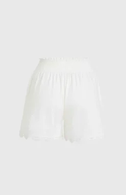 Essentials Ava Smocked Short | Snow White