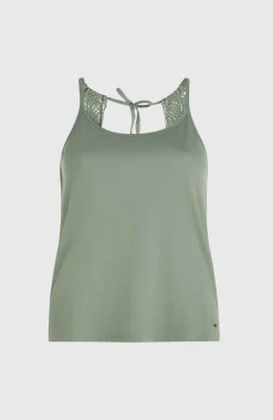 Essentials Ava Tanktop Met Kant | Lily Pad
