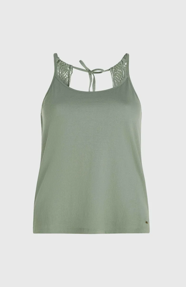 Essentials Ava Tanktop Met Kant | Lily Pad