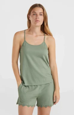 Essentials Ava Tanktop Met Kant | Lily Pad