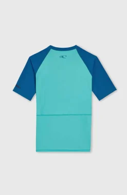 Essentials Cali Shirt Met Korte Mouwen | Neon Blue